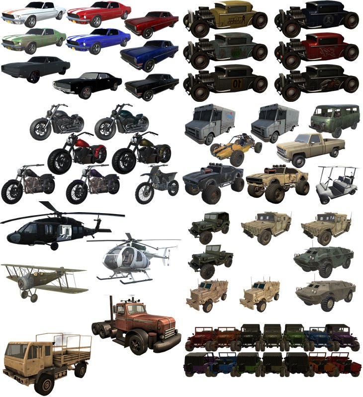 7 days to die bdubs vehicles