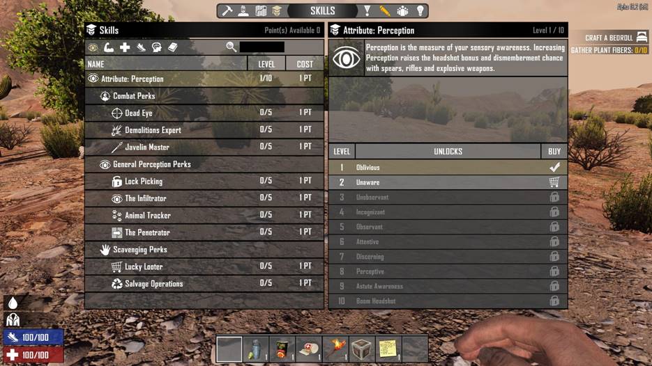 Reset Skills on Death