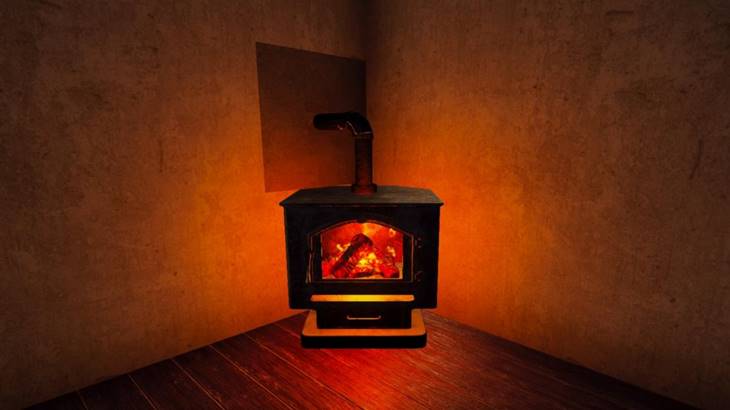 Working Wood Burning Stove