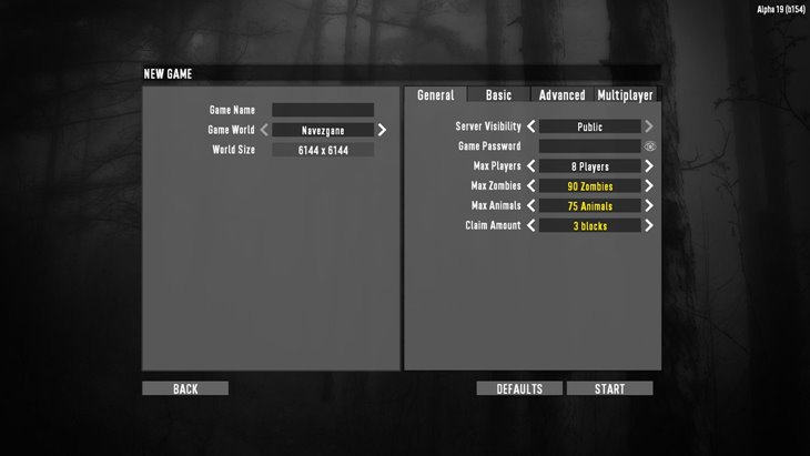 Max Animals/Zombies and Claim Blocks