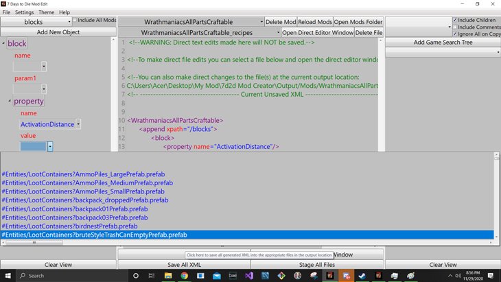 7 Days To Die Mod Edit