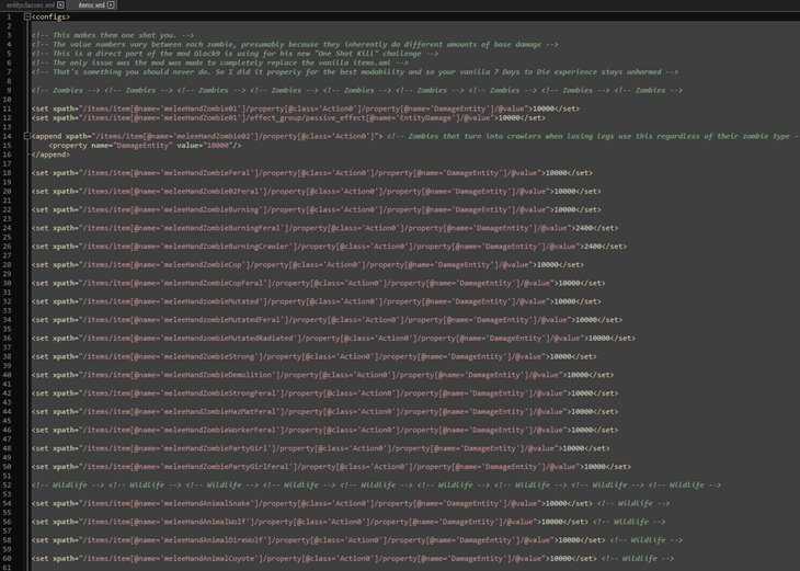 One Shot Kill (Highly Customizable)