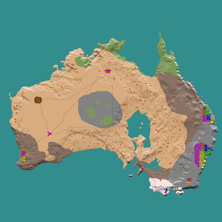 RadThadd's Upgraded Big Fat Australia Map