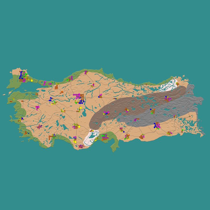 Map: Turkey Undead