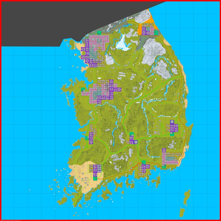 Map: South Korea Undead