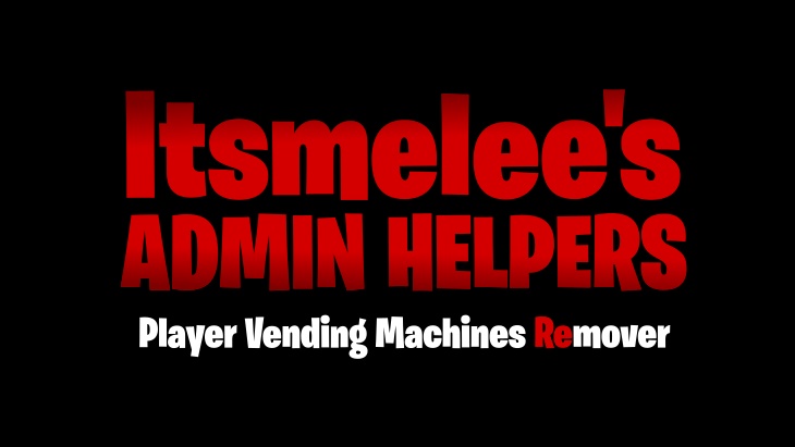 Player Vending Machines Remover