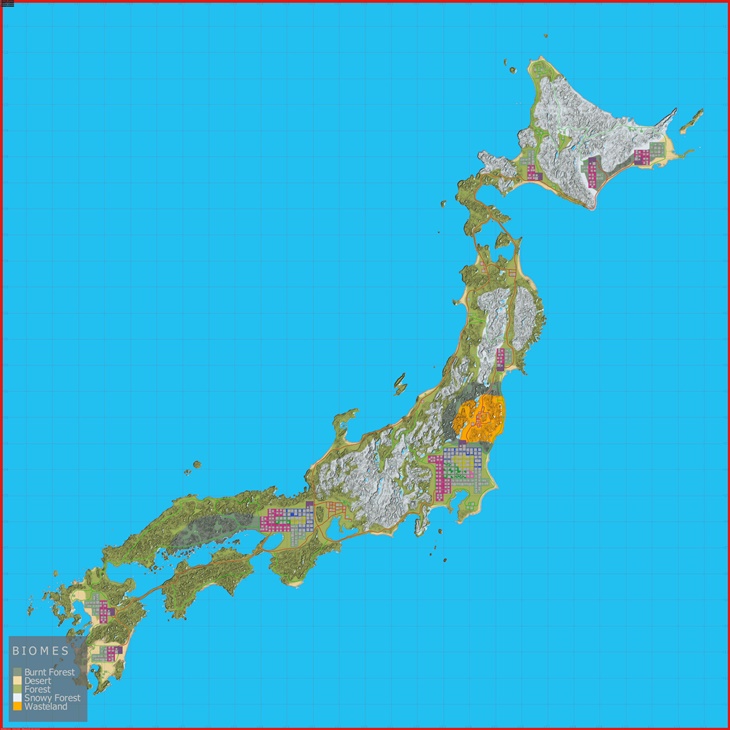 Map: Japan Undead