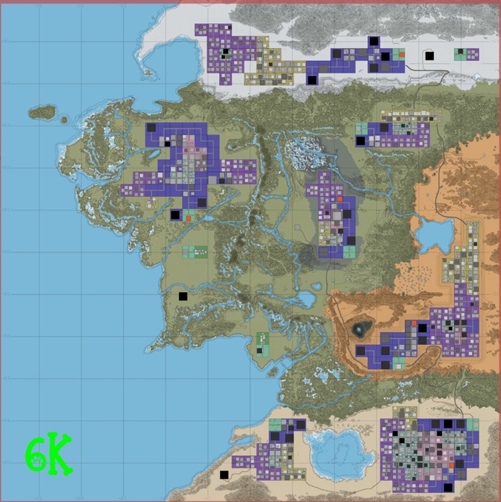 Fluffy Panda Middle Earth Map V4 6K-10K