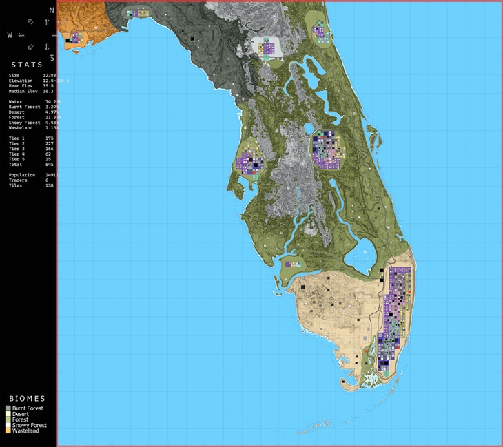 Map: Florida Undead