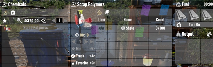 Scrap Polymer Recipe