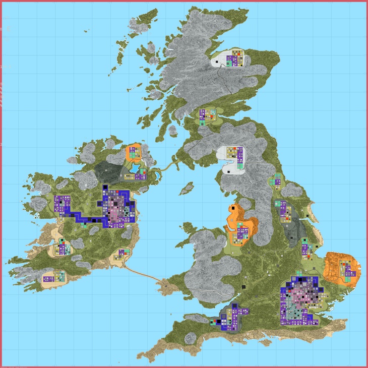 Map: British Isles Undead One