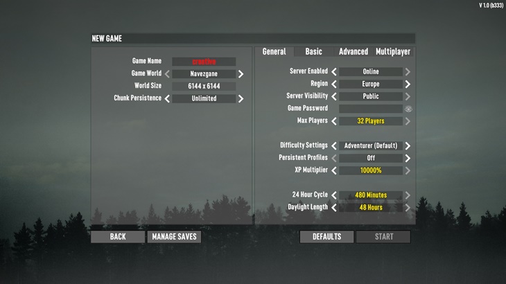Santi's Extended Game Settings