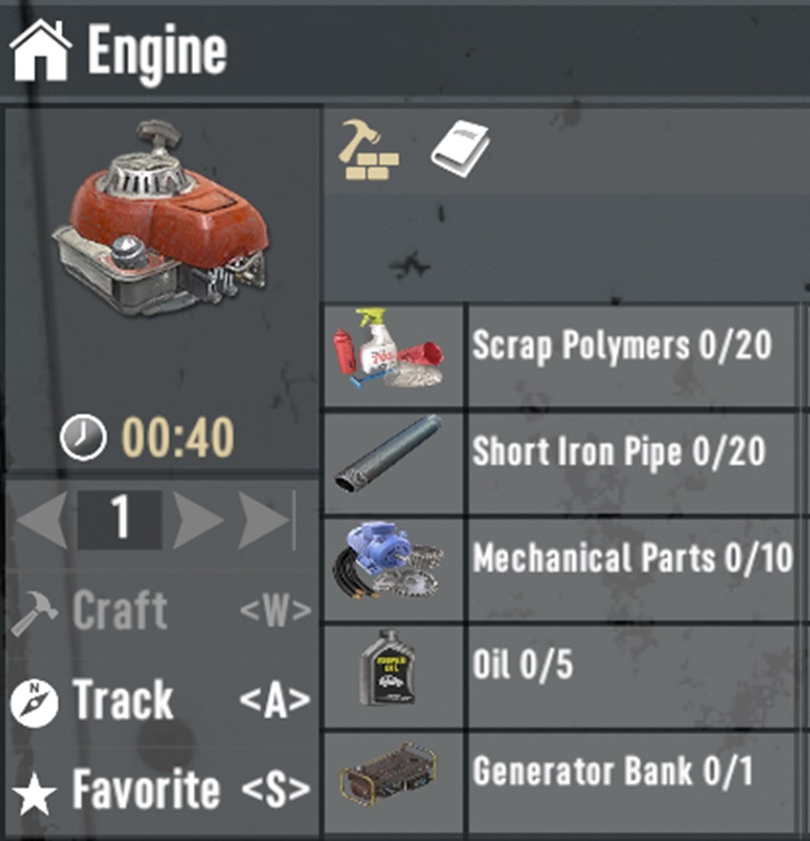 Crafting Engine
