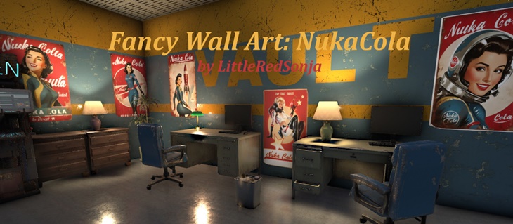 LittleRedSonja Fancy Wall Art - Nuka Cola