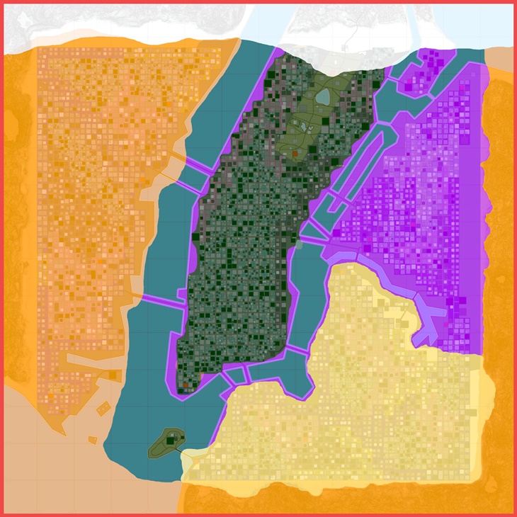 Map: New York Undead One B