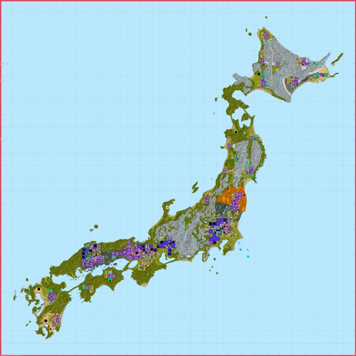 Map: Japan Undead One