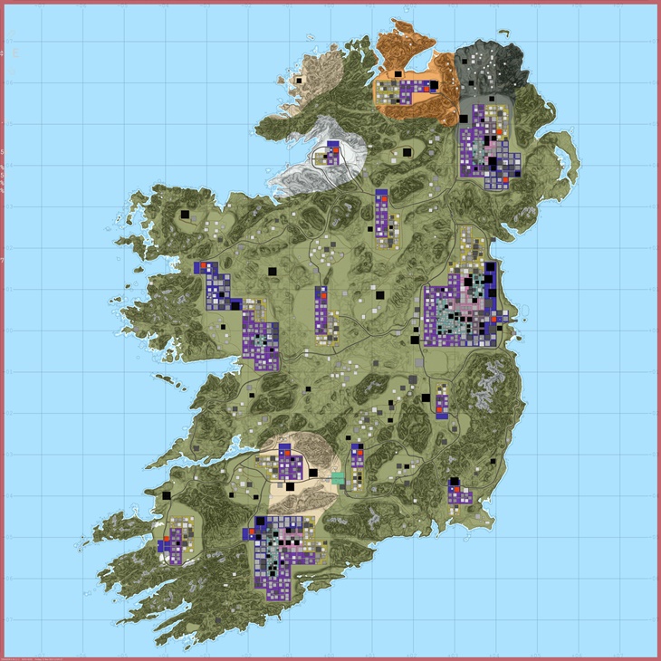 Map: Ireland Undead One