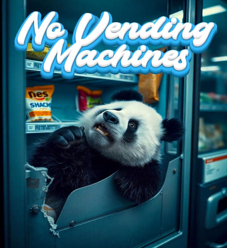 Fluffy Panda No Vendings