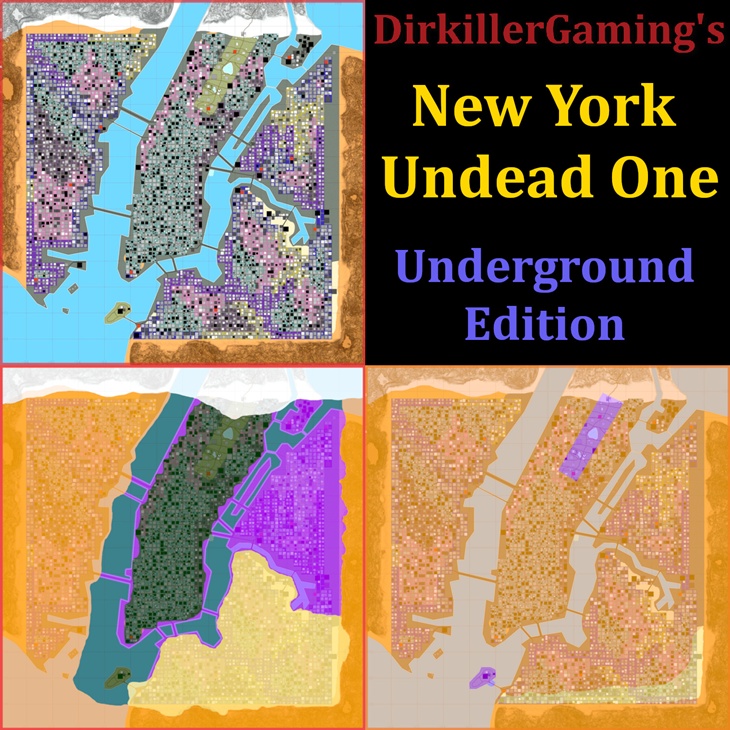 New York Undead One - Underground Edition (UE) Map-Bundle