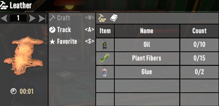 Craftable Leather v1