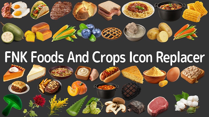 Funukemaguro's Foods And Crops Icon Replacer