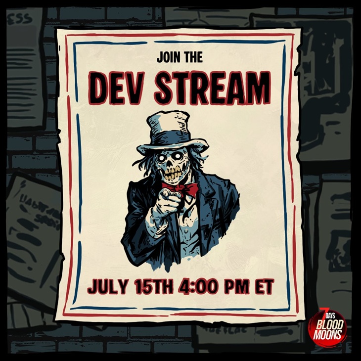 7 Days Blood Moons - First Dev Stream Announced