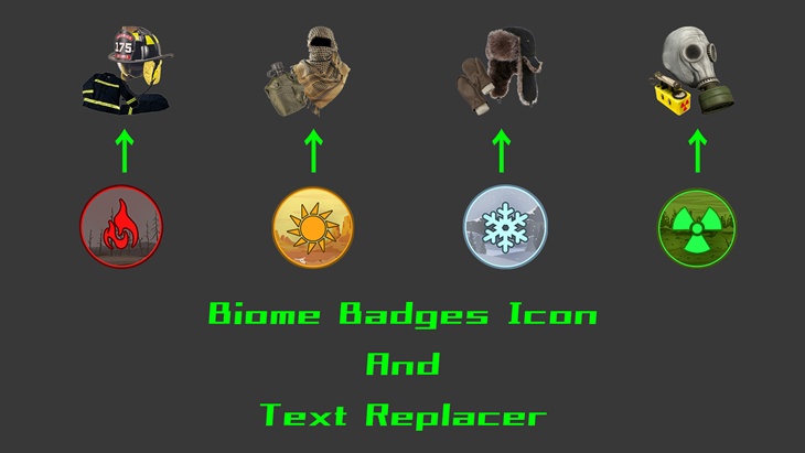 Biome Badges Icon And Text Replacer