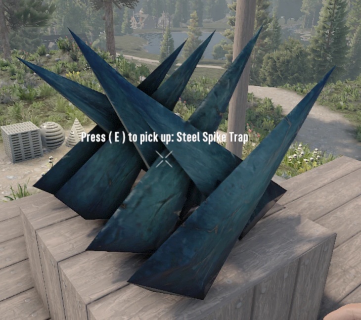 Steel Spike Trap