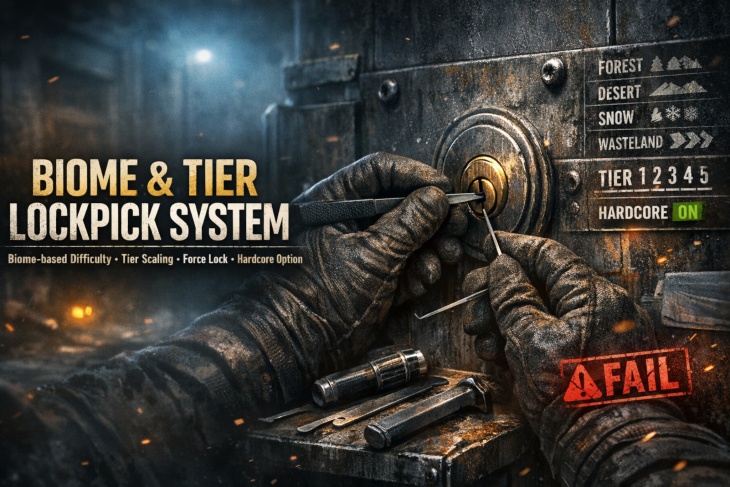 BIOME & TIER LOCKPICK SYSTEM